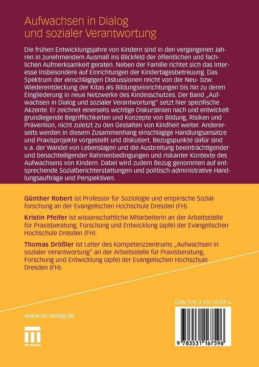 Produktbild: Aufwachsen in Dialog und sozialer Verantwortung