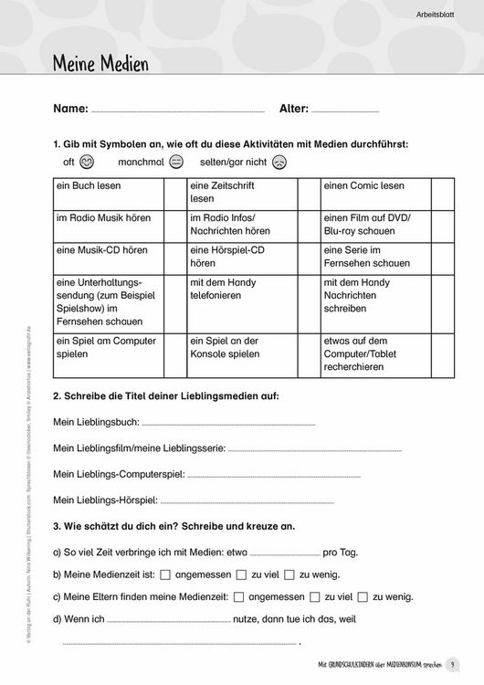 Produktbild: Mit Grundschulkindern &uuml;ber Medienkonsum sprechen