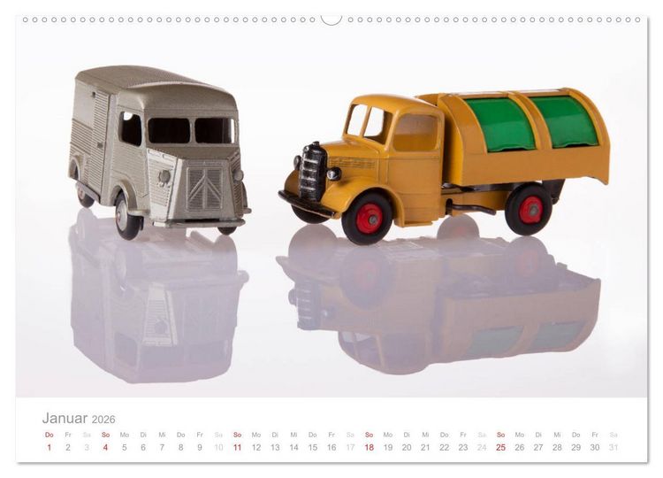 Produktbild: Dinky Toys Spielzeugautos (Wandkalender 2026 DIN A2 quer), CALVENDO Monatskalender
