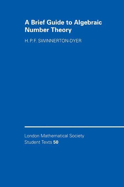 Produktbild: A Brief Guide to Algebraic Number Theory