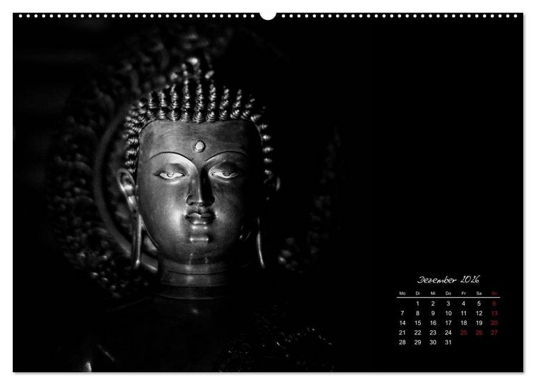 Produktbild: Worte des Buddha 2026 (hochwertiger Premium Wandkalender 2026 DIN A2 quer), Kunstdruck in Hochglanz