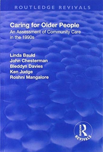 Produktbild: Bauld, L: Caring for Older People