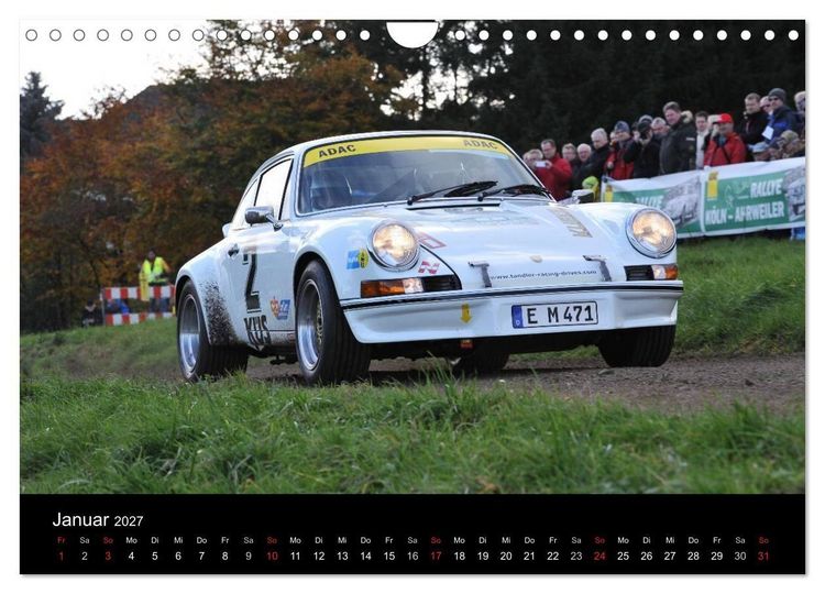 Produktbild: Bergrennen und Rallye im Porsche (Wandkalender 2027 DIN A4 quer), CALVENDO Monatskalender