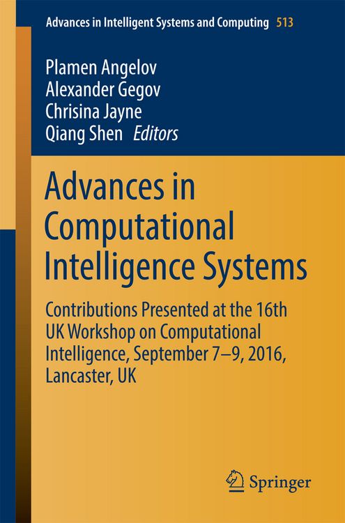 Produktbild: Advances in Computational Intelligence Systems