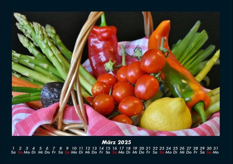 Produktbild: Gem&uuml;sekalender 2025 Fotokalender DIN A4