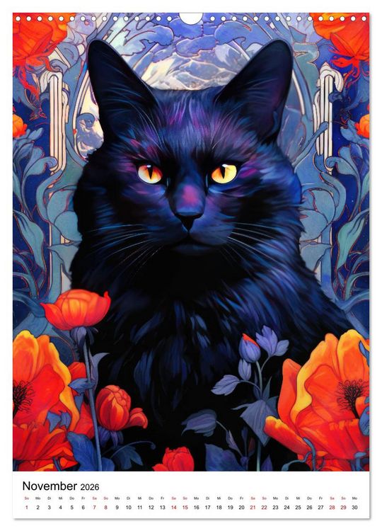 Produktbild: Katzen Zen (Wandkalender 2026 DIN A3 hoch), CALVENDO Monatskalender