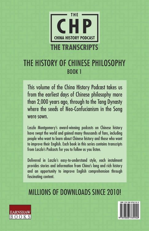 Produktbild: The History of Chinese Philosophy Book 1