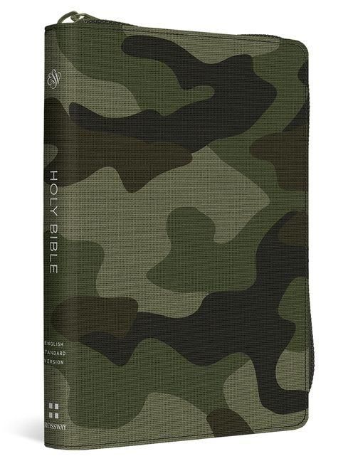 Produktbild: ESV Compact Bible (Canvas with Zipper, Camo Design)