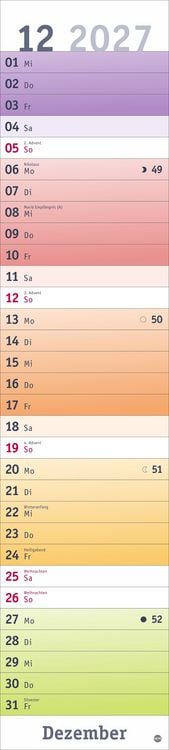 Produktbild: Bunte Wochen Langplaner 2027