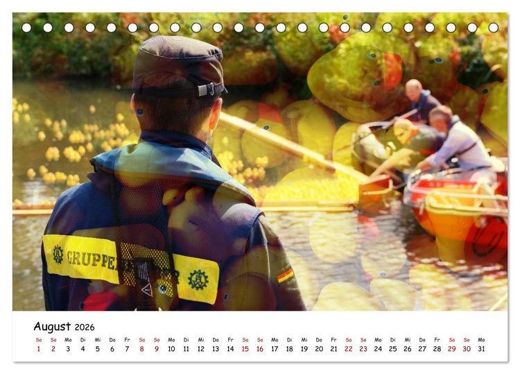 Produktbild: Pinneberger Art (Tischkalender 2026 DIN A5 quer), CALVENDO Monatskalender