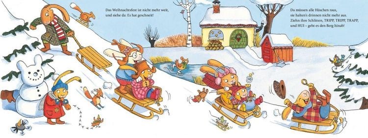 Produktbild: Das gro&szlig;e Buch von den sieben kleinen Hasen