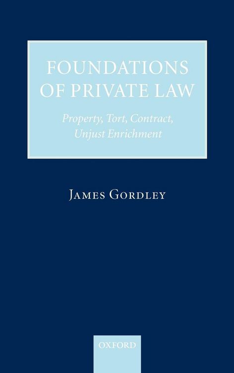Produktbild: Foundations of Private Law