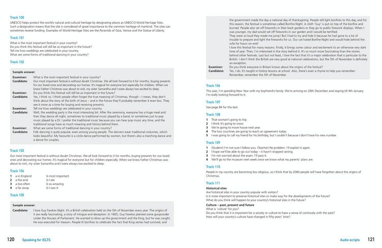 Produktbild: Speaking for IELTS (With Answers and Audio)