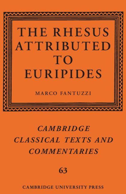 Produktbild: The Rhesus Attributed to Euripides
