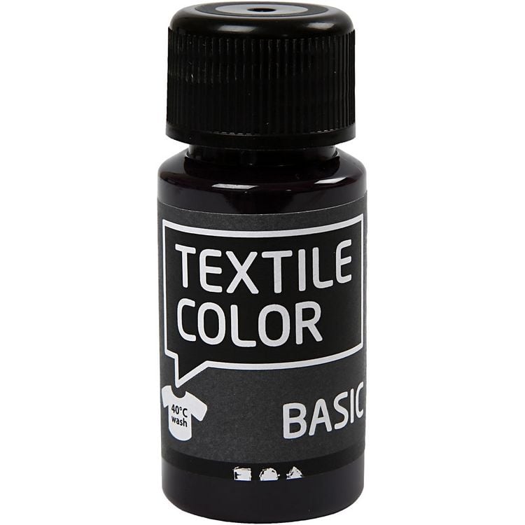 Produktbild: Creativ Company Textilfarbe, Rotviolett, 50 ml, 1 Fl&auml;schchen
