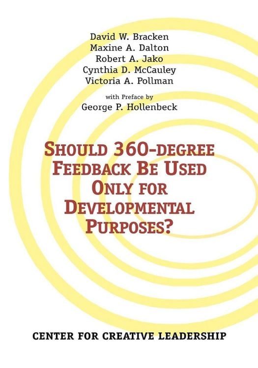 Produktbild: Should 360-degree Feedback Be Only Used For Developmental Purposes?