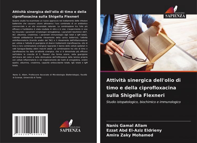 Produktbild: Attivit&agrave; sinergica dell'olio di timo e della ciprofloxacina sulla Shigella Flexneri