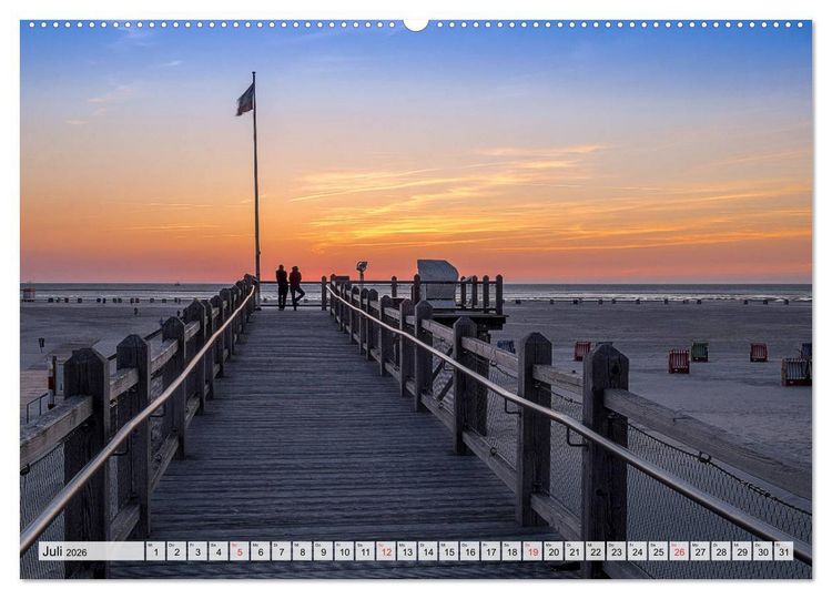 Produktbild: Norddeutsche Landschaften (Wandkalender 2026 DIN A2 quer), CALVENDO Monatskalender