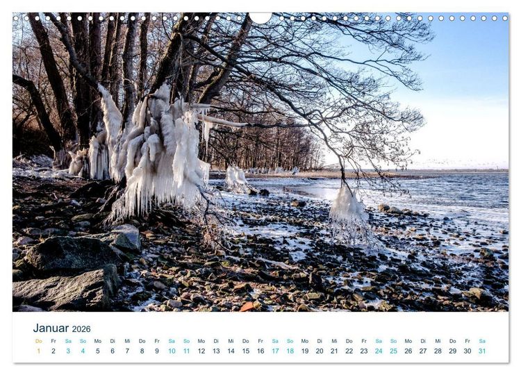 Produktbild: Die Schlei - Segelrevier und Naherholungsgebiet (Wandkalender 2026 DIN A3 quer), CALVENDO Monatskalender