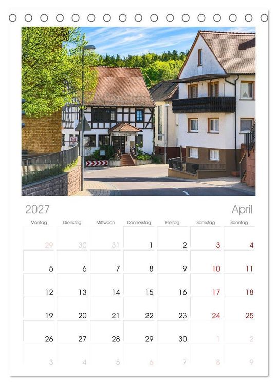 Produktbild: Tischplaner 2027 - Rodenbach im Wandel der Zeit (A5 Tischkalender zum Aufstellen) CALVENDO
