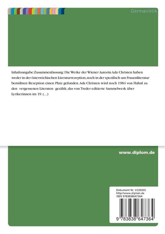 Produktbild: Eine vergessene Wiener Vorstadtgeschichte