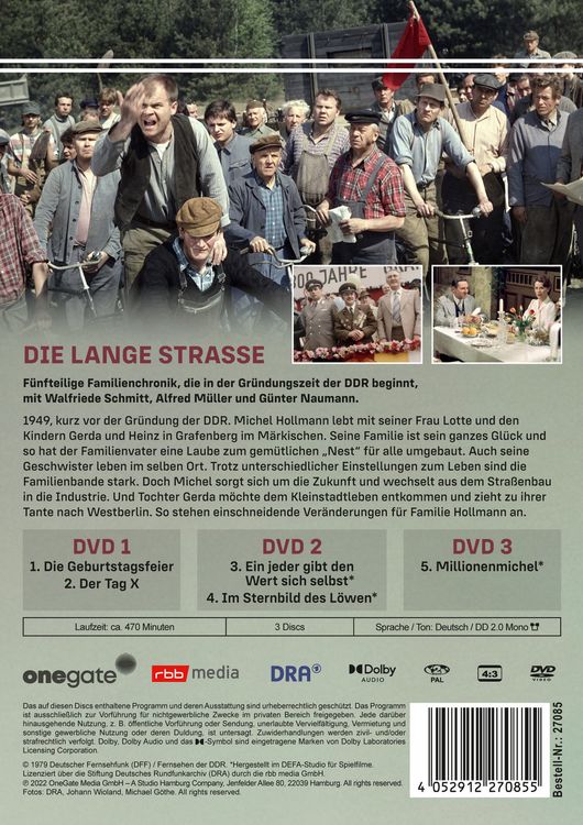 Produktbild: Die lange Stra&szlig;e (DDR TV-Archiv) [3 DVDs]