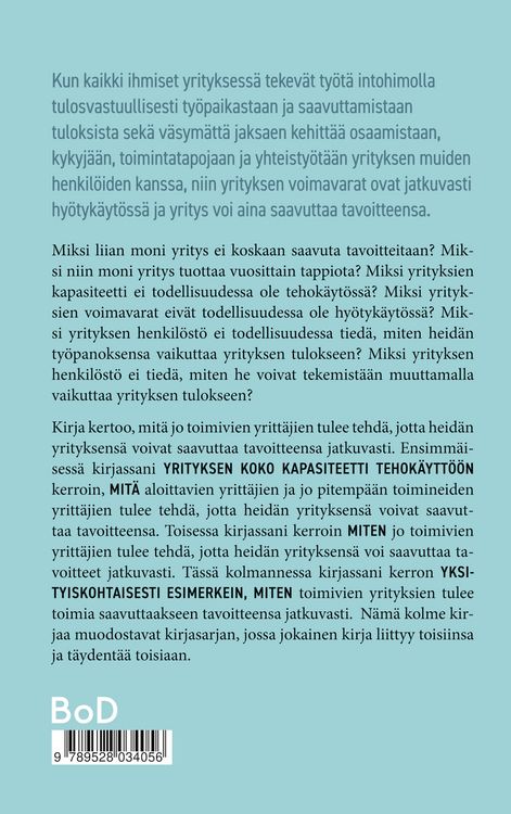Produktbild: Resurssien tuloksilla yrityksen tavoitetulokseen