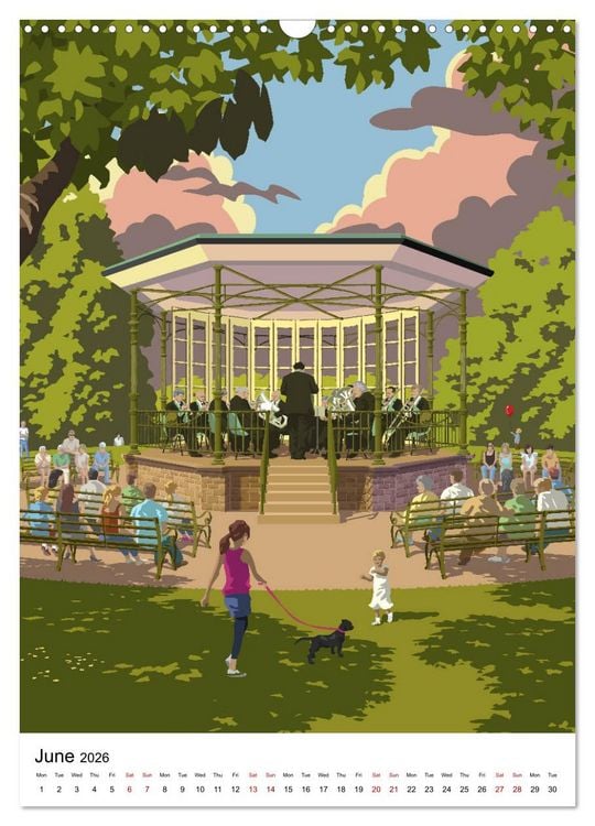 Produktbild: Ilkeston, Past and Present (Wall Calendar 2026 DIN A3 portrait), CALVENDO 12 Month Wall Calendar