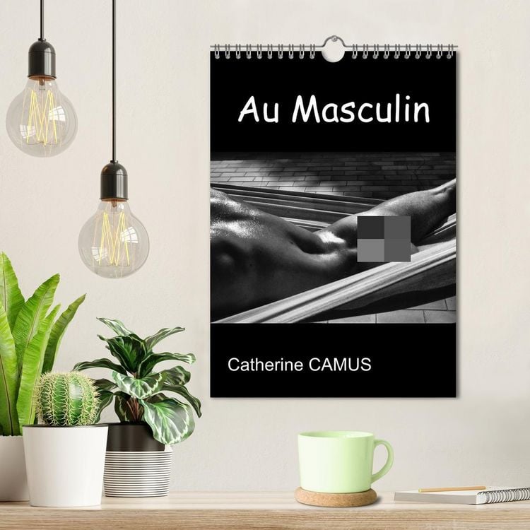 Produktbild: Au Masculin (Calendrier mural 2026 DIN A4 horizontal), CALVENDO calendrier mensuel