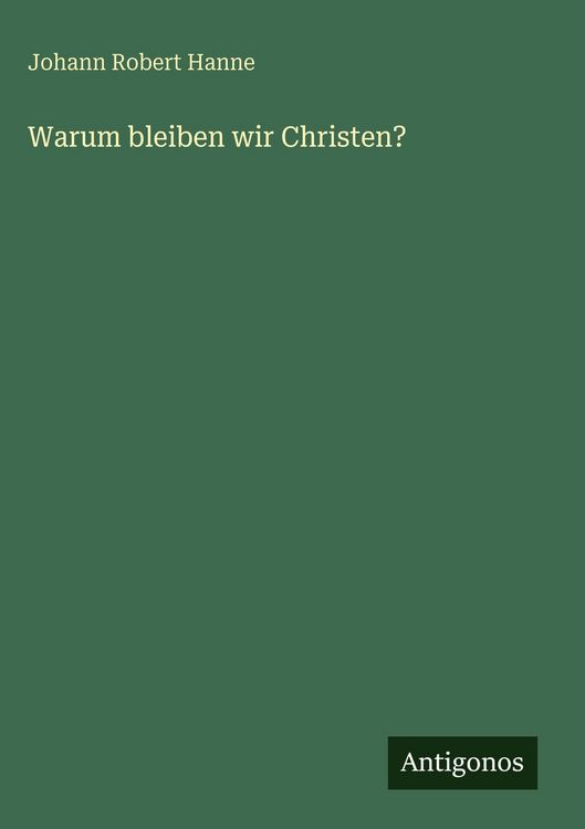 Produktbild: Warum bleiben wir Christen?