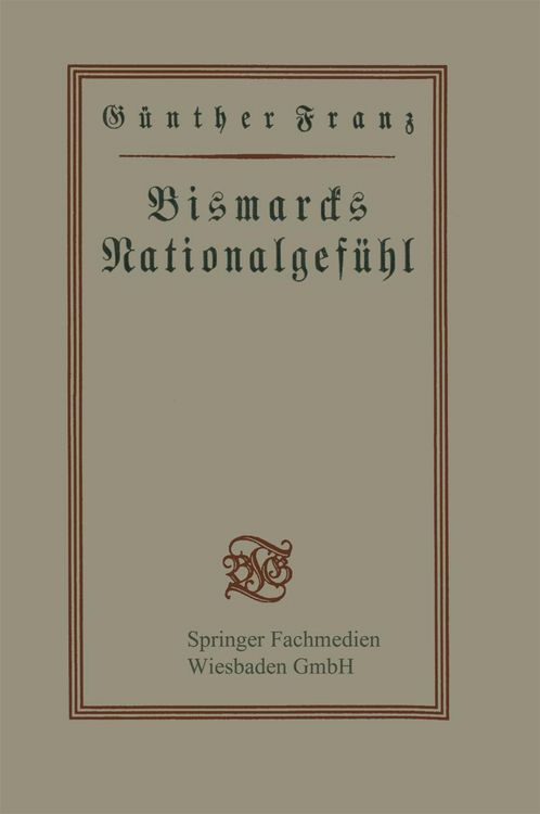 Produktbild: Bismarcks Nationalgef&uuml;hl