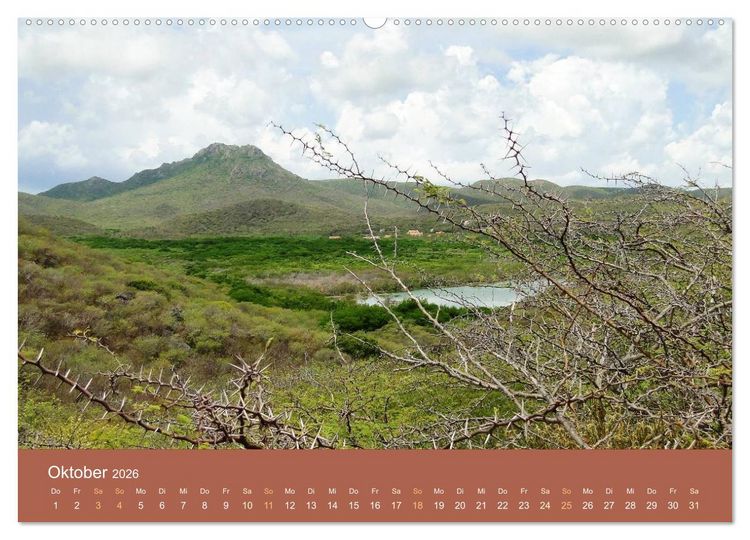 Produktbild: ABC: Aruba - Bonaire - Cura&ccedil;ao (Wandkalender 2026 DIN A2 quer), CALVENDO Monatskalender
