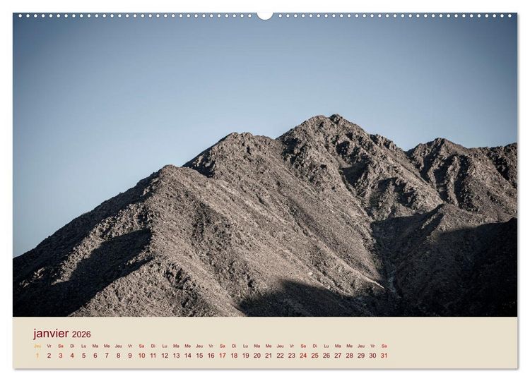 Produktbild: Entre pierres et sable (Calendrier mural 2026 DIN A2 vertical), CALVENDO calendrier mensuel