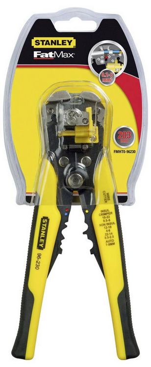 Produktbild: STANLEY FatMax FMHT0-96230 Crimp- und Abisolierzange 0.2 bis 6 mm&sup2;