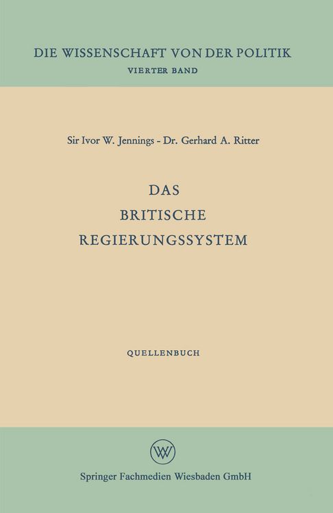 Produktbild: Das britische Regierungssystem