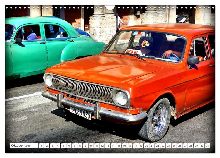 Produktbild: BEST OF WOLGA - Der sowjetische Oldtimer GAZ-24 (Wandkalender 2026 DIN A3 quer), CALVENDO Monatskalender