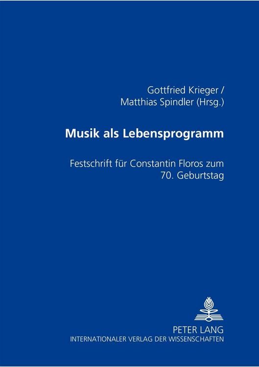Produktbild: Musik als Lebensprogramm