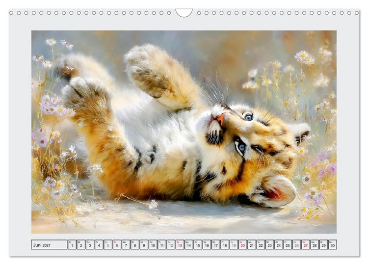 Produktbild: Bergl&ouml;wen. Kraftvolle Eleganz der Wildnis (Wandkalender 2027 DIN A3 quer), CALVENDO Monatskalender