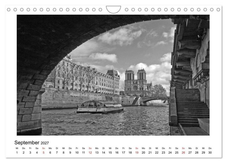 Produktbild: Paris vive la m&eacute;tropole (Wandkalender 2027 DIN A4 quer), CALVENDO Monatskalender