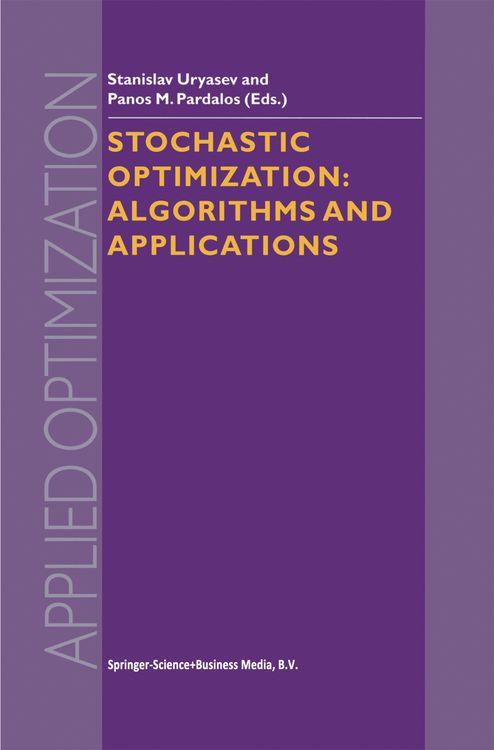 Produktbild: Stochastic Optimization