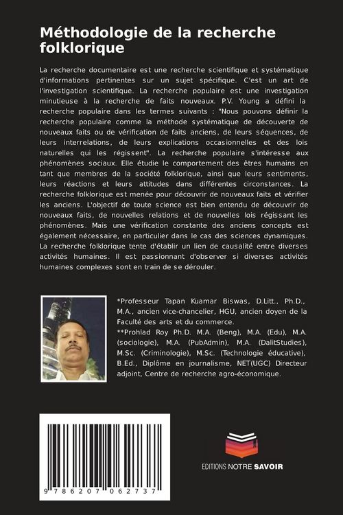 Produktbild: M&eacute;thodologie de la recherche folklorique