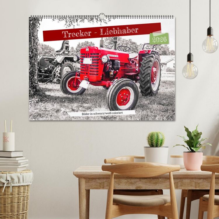 Produktbild: Trecker-Liebhaber (Wandkalender 2026 DIN A2 quer), CALVENDO Monatskalender