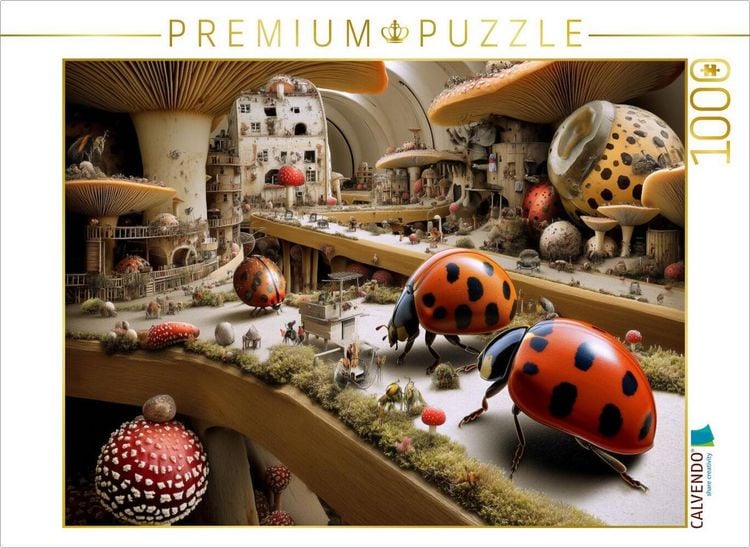 Produktbild: CALVENDO Puzzle Urbanes Treiben im Untergrund der K&auml;fer | 1000 Teile Lege-Gr&ouml;&szlig;e 64x48cm Foto-Puzzle f&uuml;r gl&uuml;ckliche Stunden