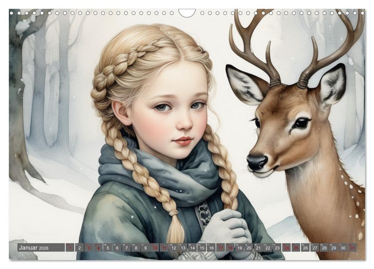 Produktbild: Liebste Kinder (Wandkalender 2026 DIN A3 quer), CALVENDO Monatskalender