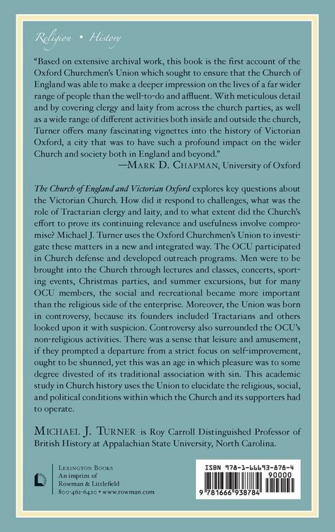 Produktbild: Church of England and Victorian Oxford
