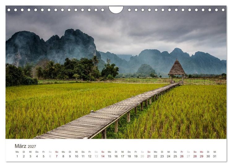 Produktbild: S&Uuml;DOSTASIEN (Wandkalender 2027 DIN A4 quer), CALVENDO Monatskalender