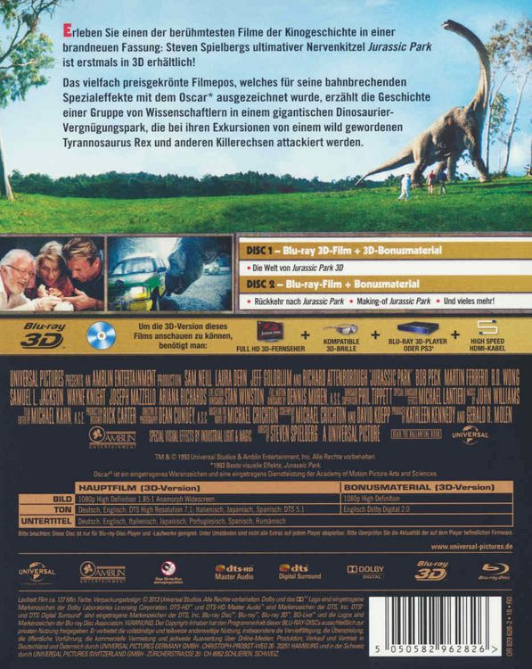 Produktbild: Jurassic Park (+ BR)