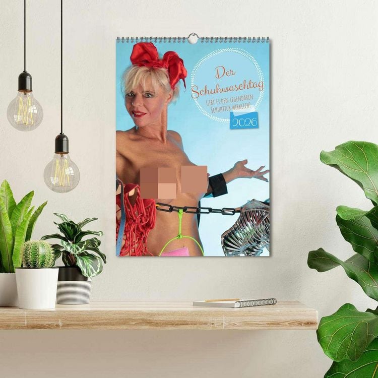 Produktbild: Der Schuhwaschtag (Wandkalender 2026 DIN A3 hoch), CALVENDO Monatskalender