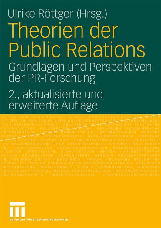 Produktbild: Theorien der Public Relations