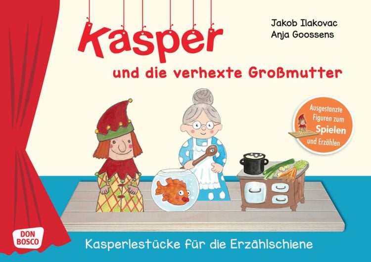 Produktbild: Kasper und die verhexte Gro&szlig;mutter. Erz&auml;hlschienen-Figurenset